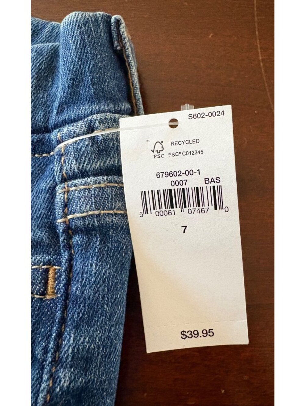 Girls NWT Skinny Jeans Jeggings Multi-Wash Denim Bundle of 3 Size 7 - Picture 13 of 13